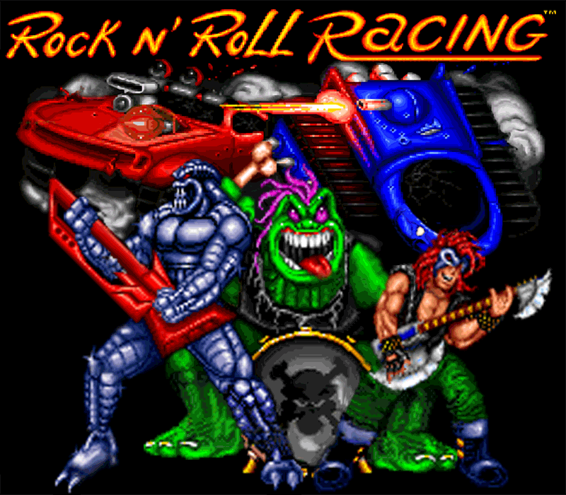 Гонки под рокенрол. Rock n Roll Racing. Игра Rock n Roll Racing. Rock n Roll Racing сега. Rock'n'Roll Racing(Hack v16).